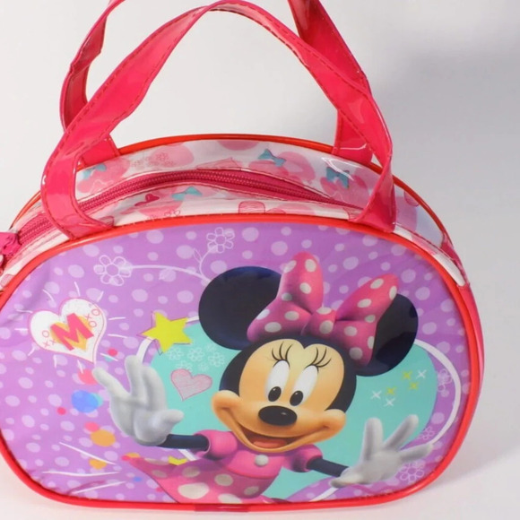 Disney Minnie Mouse and Daisy Duck Glossy Shine Handbag Purse - Picture 1 of 5